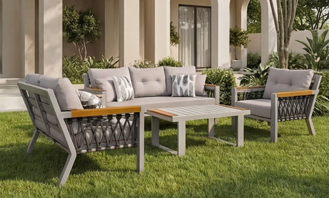 طقم ألومنيوم فيني - kabbanifurniture