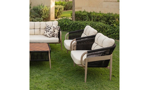 طقم فلوريا ألمونيوم - kabbanifurniture