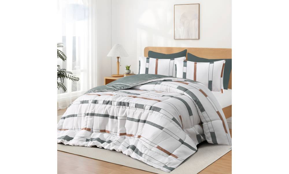 طقم لحاف شتوي قطن 3 قطع - 4110 - kabbanifurniture