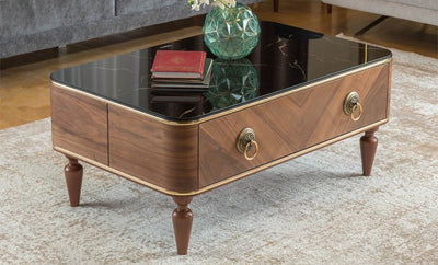 Black coffee table