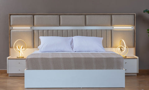 غرفة نوم ليندا - دولاب 240 سم - kabbanifurniture