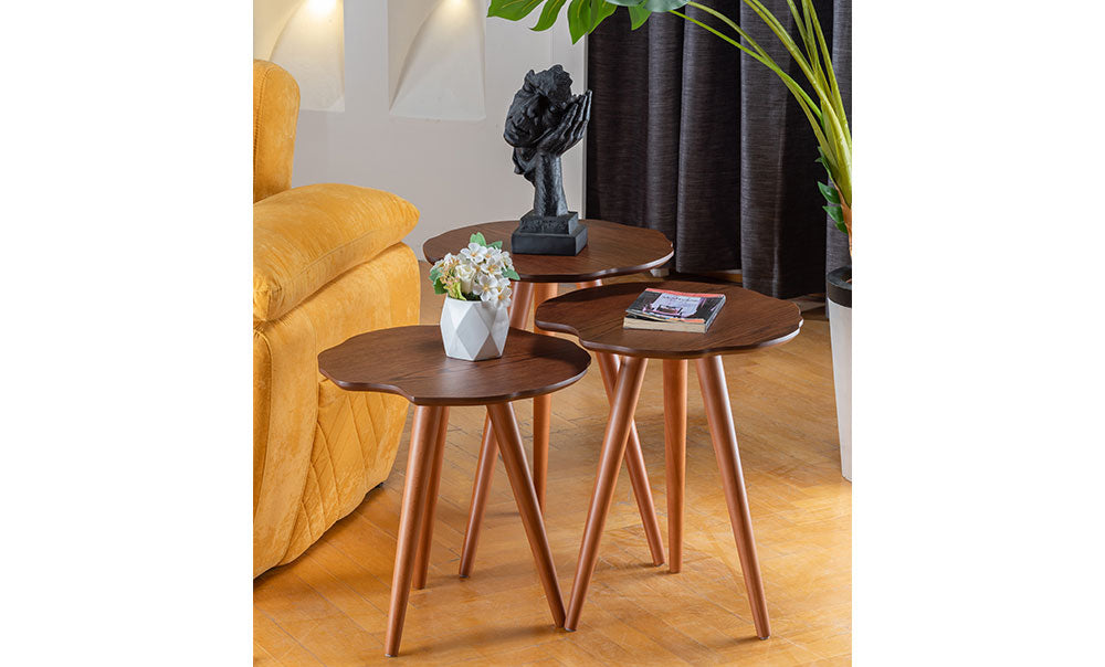 KT -111 تربيزة جانبية 3 قطع - kabbanifurniture