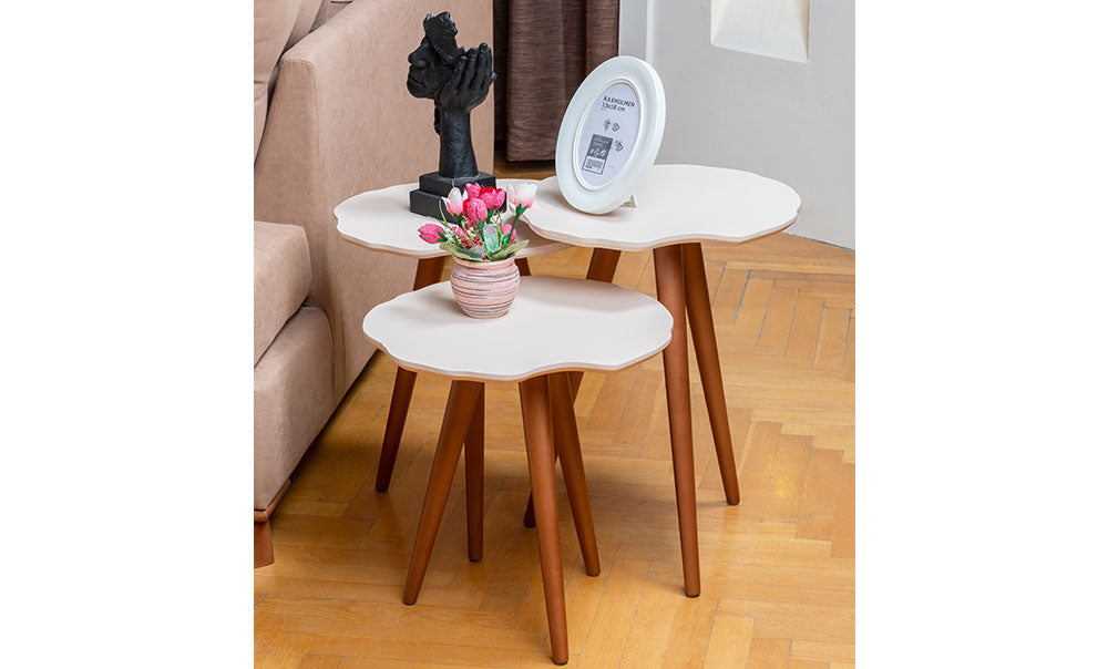 KT -111 تربيزة جانبية 3 قطع - kabbanifurniture